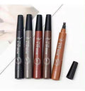 Eyebrow Pen with Pointed Tip Eyebrows Liquid Makeup Pencil Long Lasting Waterproof Fork Tip Eyebrow Tattoo Pen (Multicolor) (1254186)