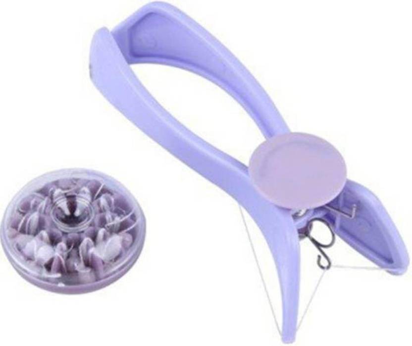 Piesome Eyebrow Face And Body Hair Threading And Removal System, Tweezers for Eyebrows, Threading Tool, Threading Machine for Women, Threading Epilators for Women (Purple) (1254288)