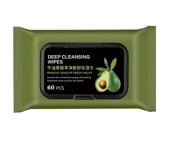 Avocado Makeup Remover Wipes (60 Pcs) (1254192)