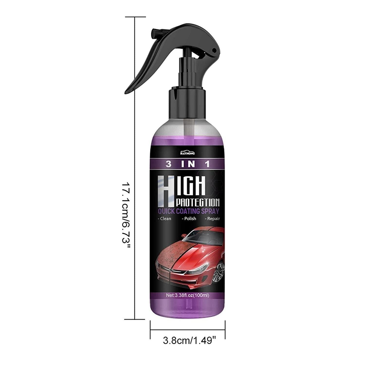 Hydrophobic Polish Nano Coating Agent Car Scratch Spray Cars Polishing for Motorcycles, Boats (Pack of 2) (1254340)
