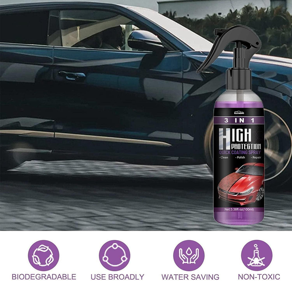 Hydrophobic Polish Nano Coating Agent Car Scratch Spray Cars Polishing for Motorcycles, Boats (Pack of 2) (1254340)