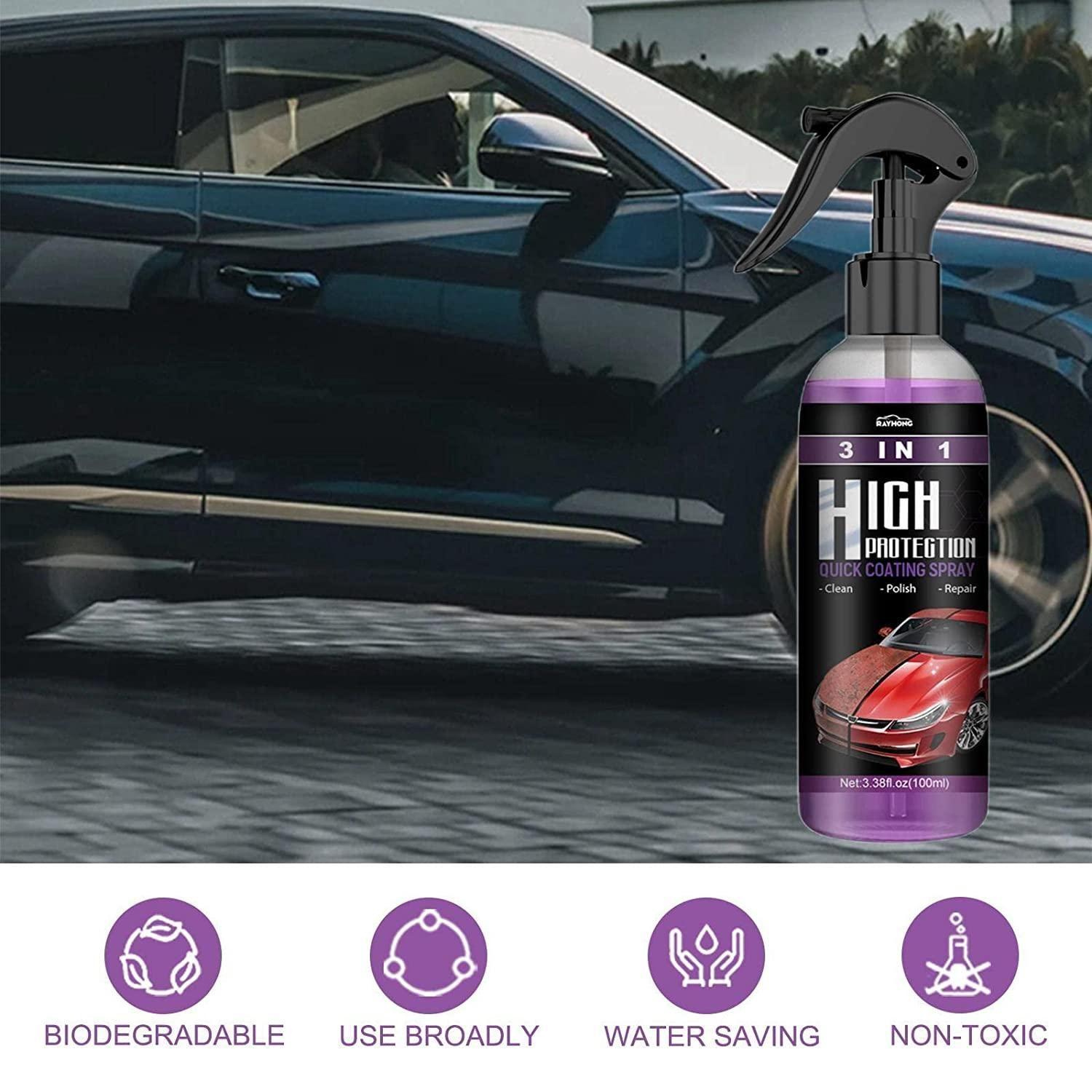 Hydrophobic Polish Nano Coating Agent Car Scratch Spray Cars Polishing for Motorcycles, Boats (Pack of 2) (1254340)