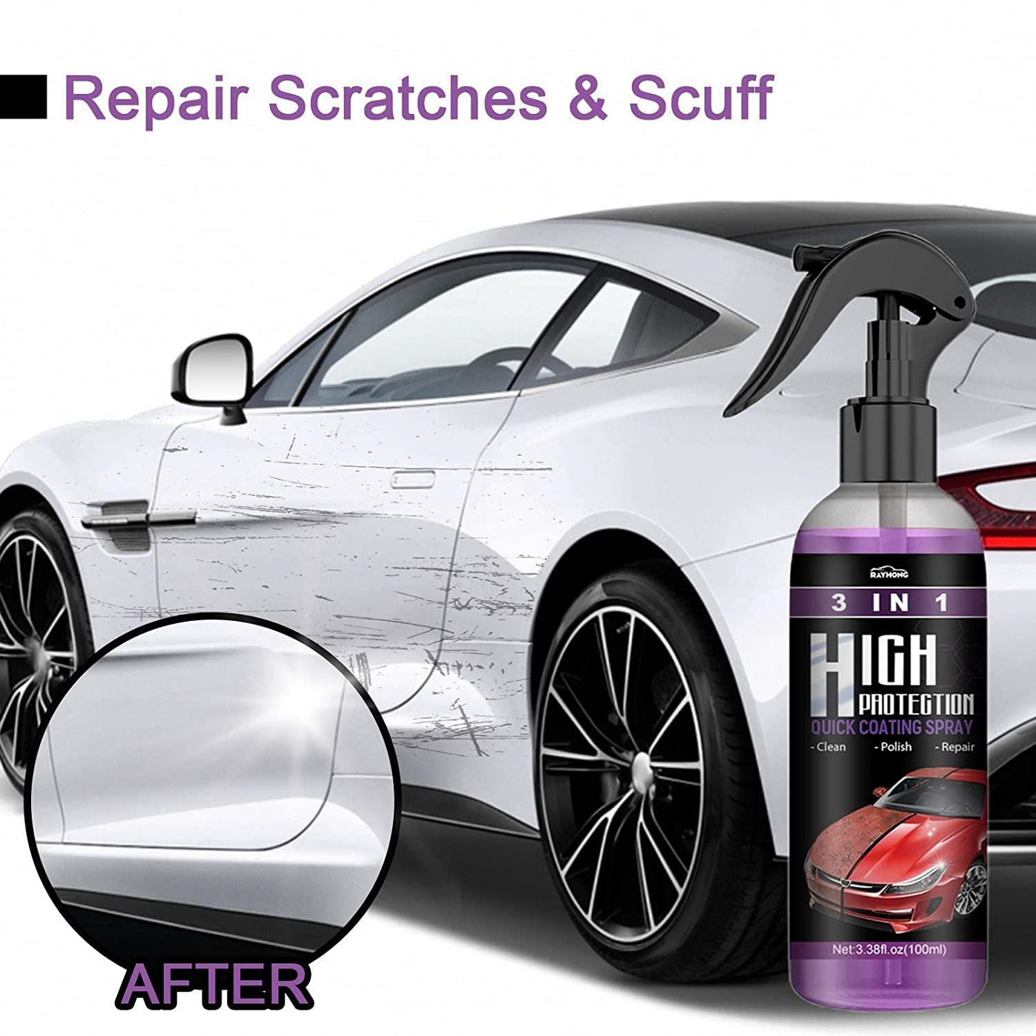 Hydrophobic Polish Nano Coating Agent Car Scratch Spray Cars Polishing for Motorcycles, Boats (Pack of 2) (1254340)