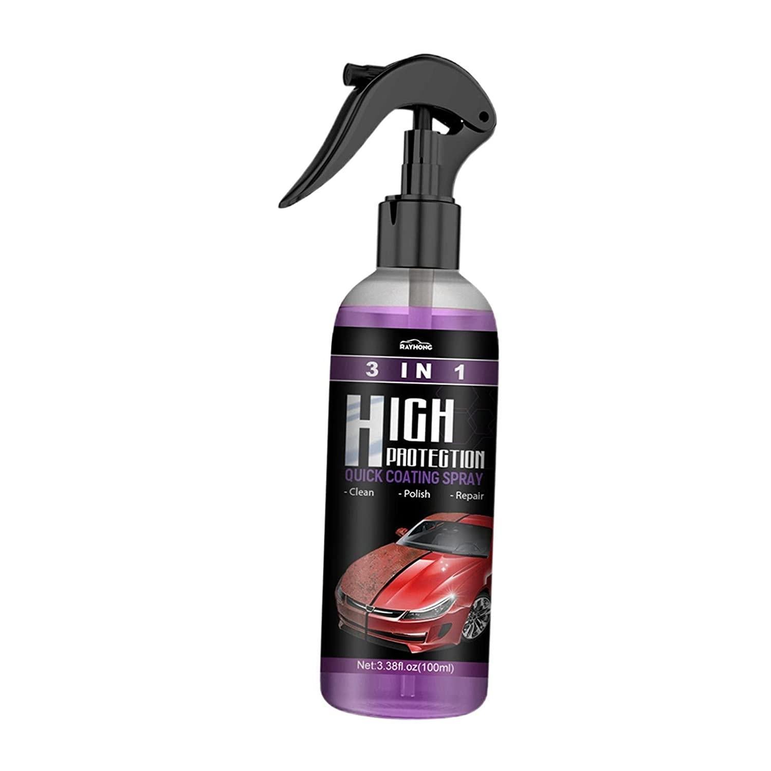 Hydrophobic Polish Nano Coating Agent Car Scratch Spray Cars Polishing for Motorcycles, Boats (Pack of 2) (1254340)