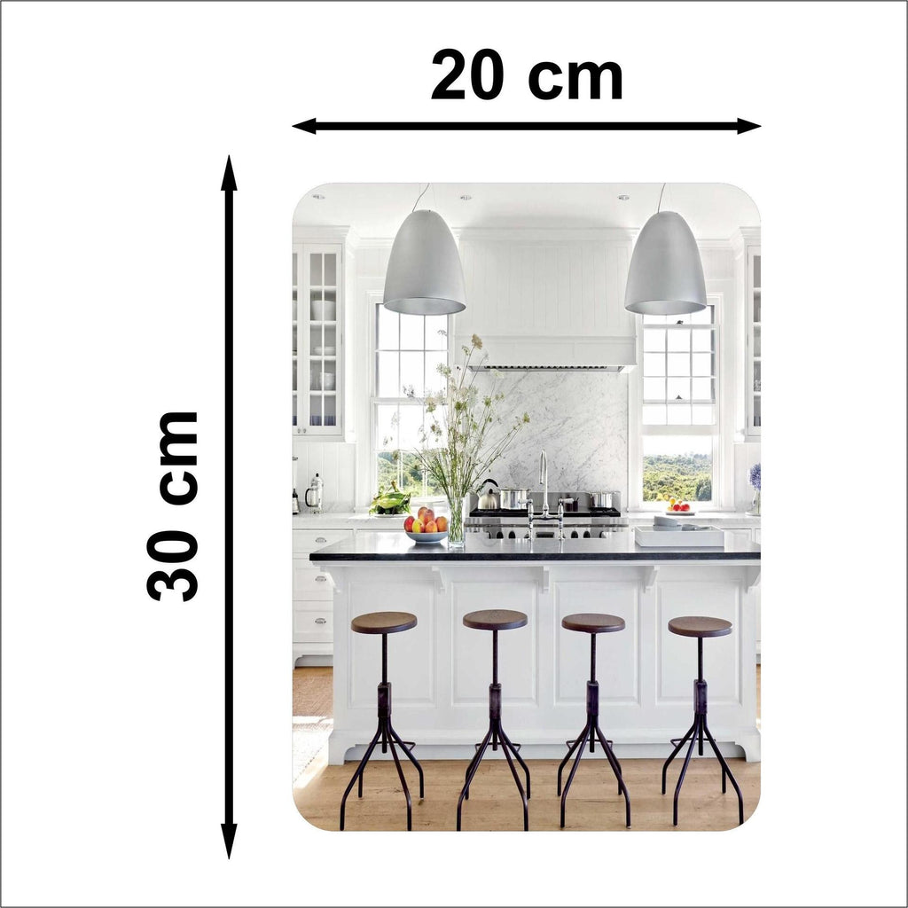 Combo of Oval Shape & Square Shape Mirror (Pack of 1) (1254291)