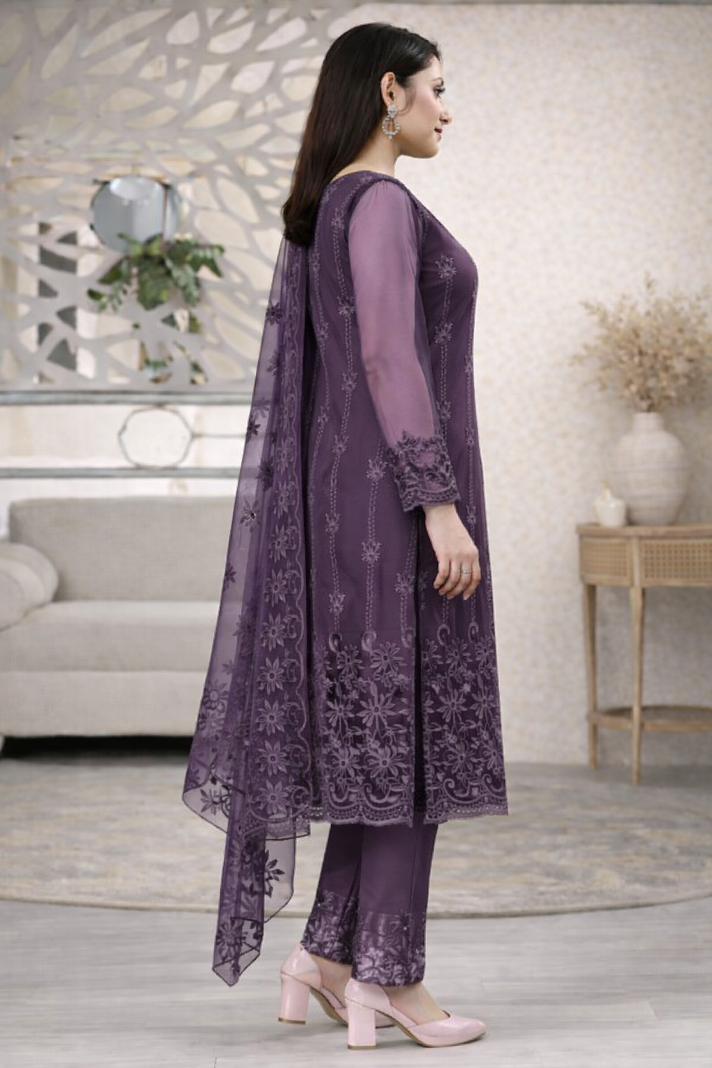 Kurta With Dupatta And Bottomwear (1254167)