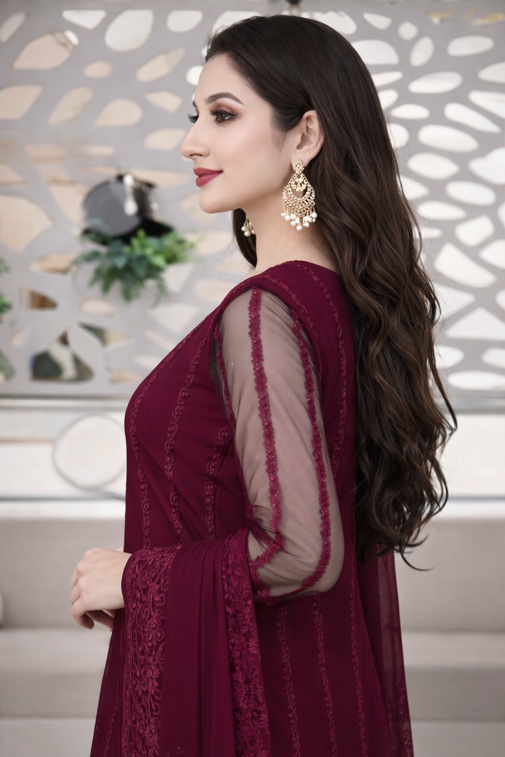 Kurta With Dupatta And Bottomwear (1254156)