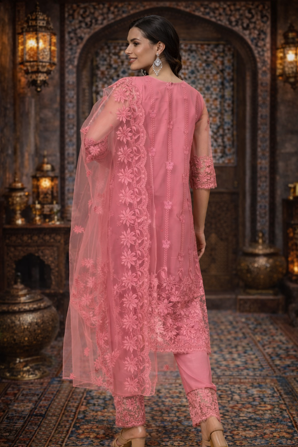 Kurta With Dupatta And Bottomwear (1254164)