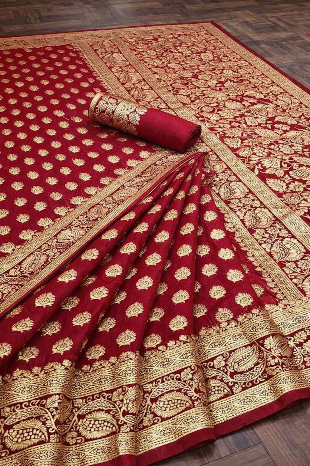Jacquard Saree For Women (125465)