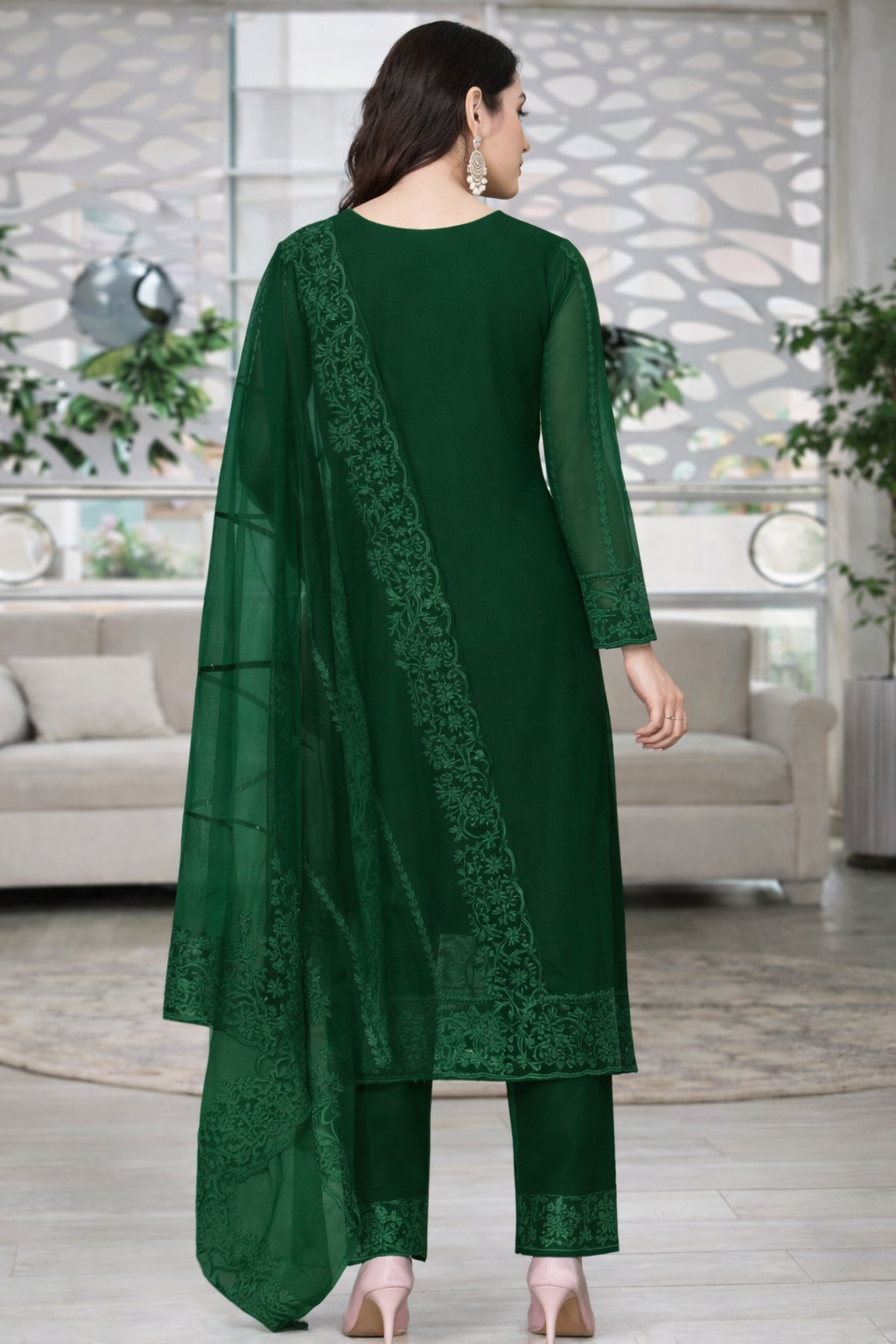 Kurta With Dupatta And Bottomwear (1254159)