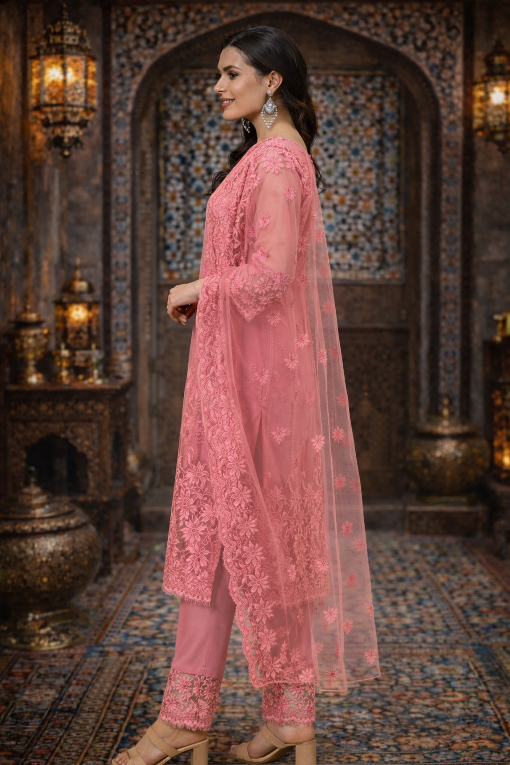 Kurta With Dupatta And Bottomwear (1254164)