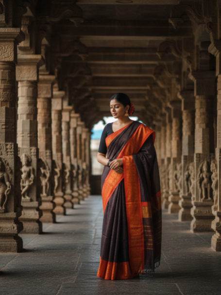 Banarasi Silk Zari Woven Saree for Women (125474)