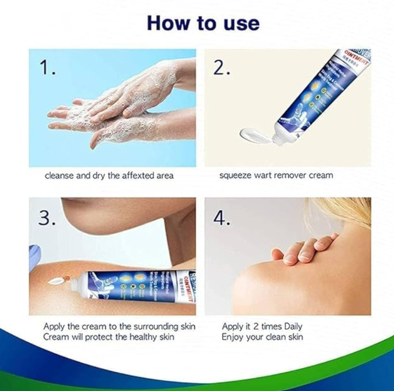 Warts Removal Cream 100 g (Pack of 2) (1254185)