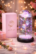 Eternal Glass Rose with Butterfly – A Gift of Love That Lasts Forever (125454)