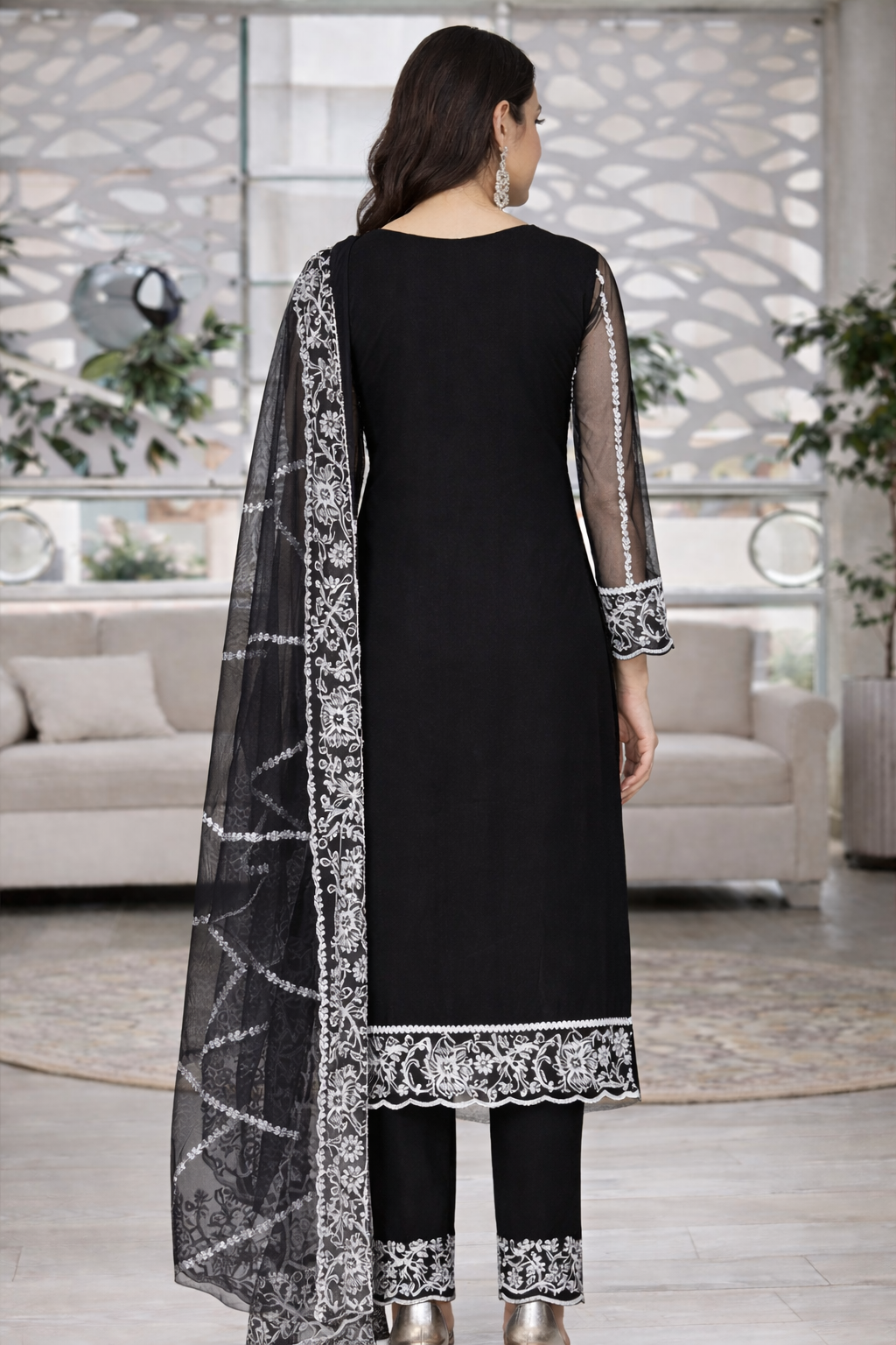 Kurta With Dupatta And Bottomwear (1254158)