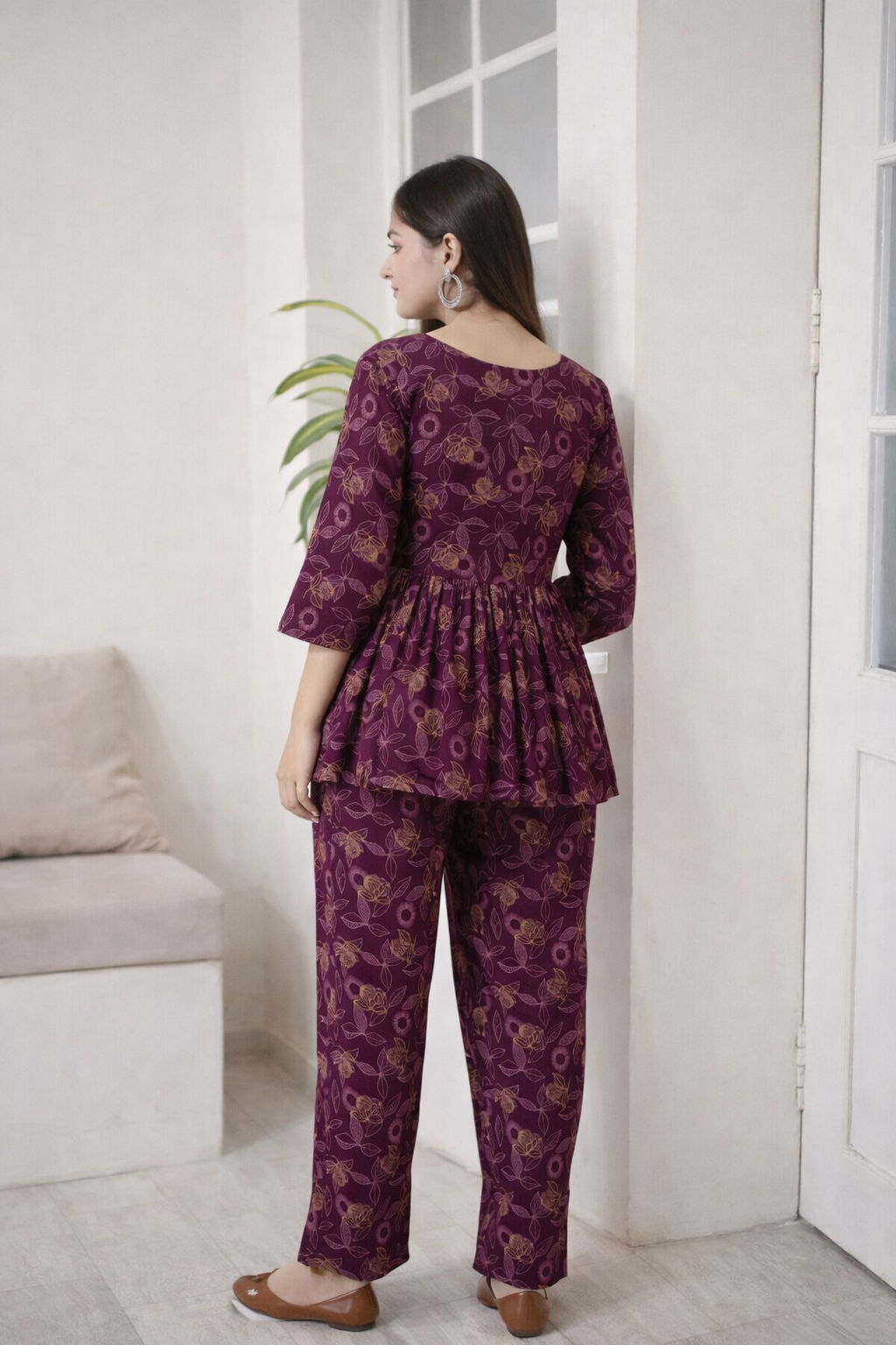 Women's Printed Co-Ord Set, Co-Ord Sets For Girls and WomenWomen's Printed Co-Ord Set, Co-Ord Sets For Girls and Women (1254142)