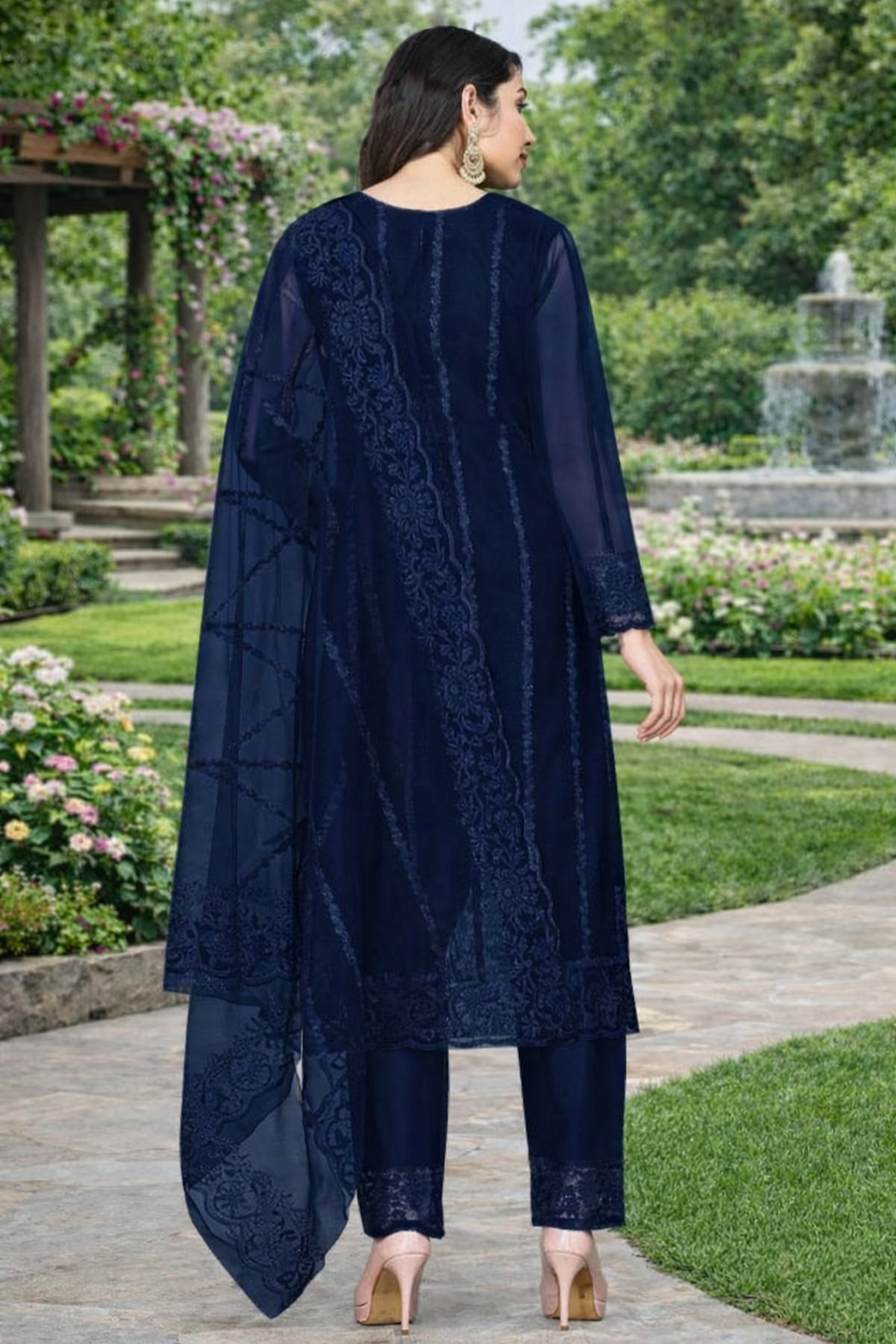 Kurta With Dupatta And Bottomwear (1254168)