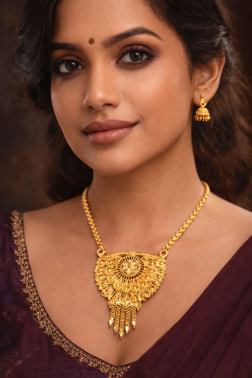 Gold plated Long Moti Mala Mangalsutra With Short Mangalsutra (30 Inch And 24 Inch)(1254135)