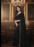 Lycra Blend Solid Saree for Women (125484)