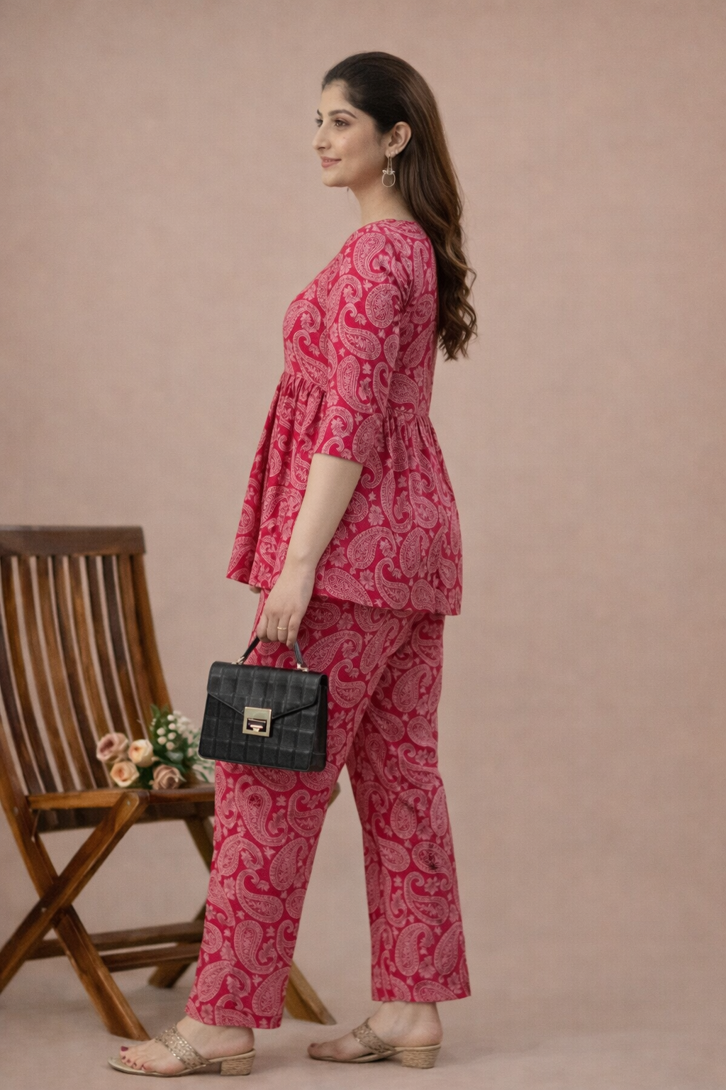 Women's Printed Co-Ord Set, Co-Ord Sets For Girls and Women (1254143)