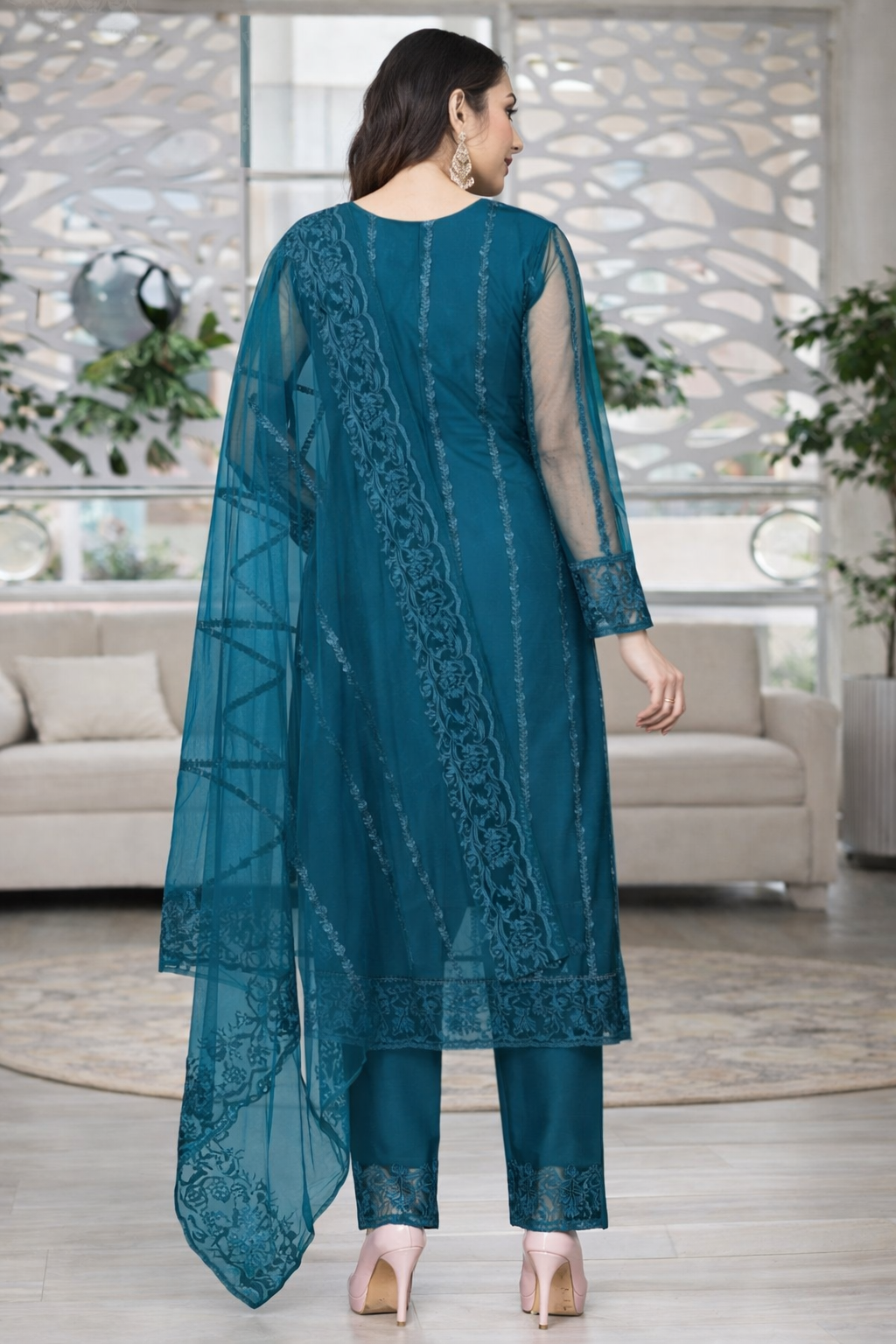 Kurta With Dupatta And Bottomwear (1254157)