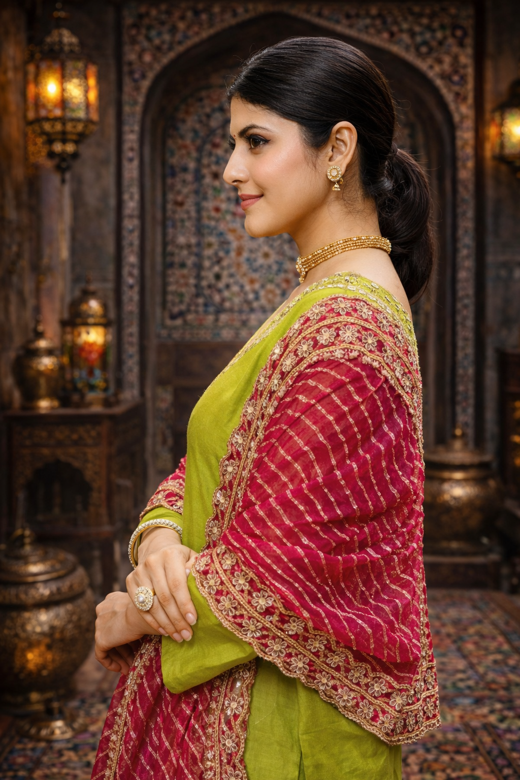 Kurta With Dupatta And Bottomwear (1254163)