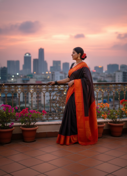 Banarasi Silk Zari Woven Saree for Women (125474)
