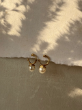 Pearl Drop Hoop Earrings – Soft Shine, Modern Grace (125424)