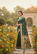 Jacquard Saree With Blouse For Women (125481)