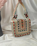 Multicolor Beaded Handbag (125434)