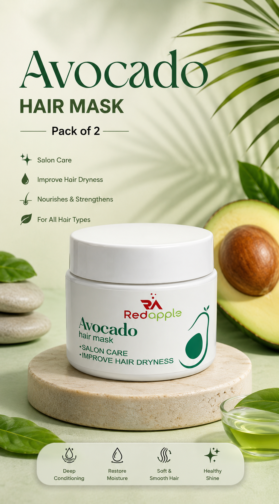 Avocado Hair Mask (Pack of 2) (1254292)