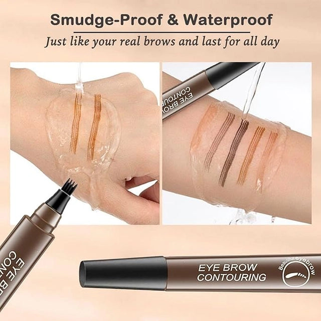 Waterproof Microblading Eyebrow Pencil with a Micro Fork Tip Applicator Pack of 2 (1254298)