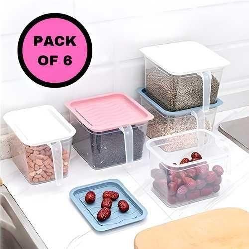 Unbreakable kitchen storage Basket (Pack of 6) (1254337)