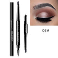 3 In 1 Eye Brows Set For Women Waterproof Brow Pencil + Powder + Brush Pigment Black Brown Eyebrow Kit Makeup 2 (1254199)