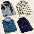 Pack of 4 Check Shirts (1254318)