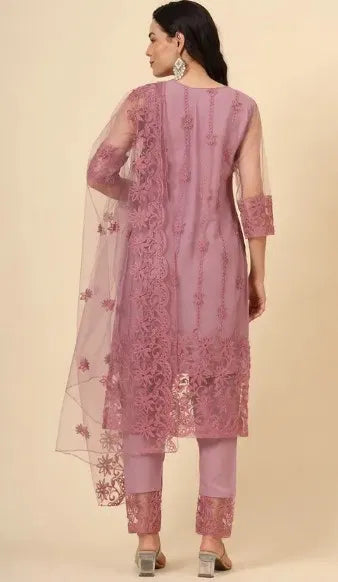 Kurta With Dupatta And Bottomwear (1254165)