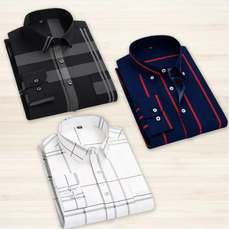 Pack of 3 Check Shirts (1254314)
