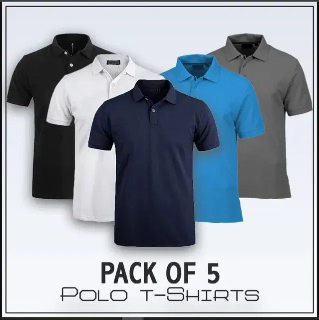 pack of 5 polo tshirt (1254333)