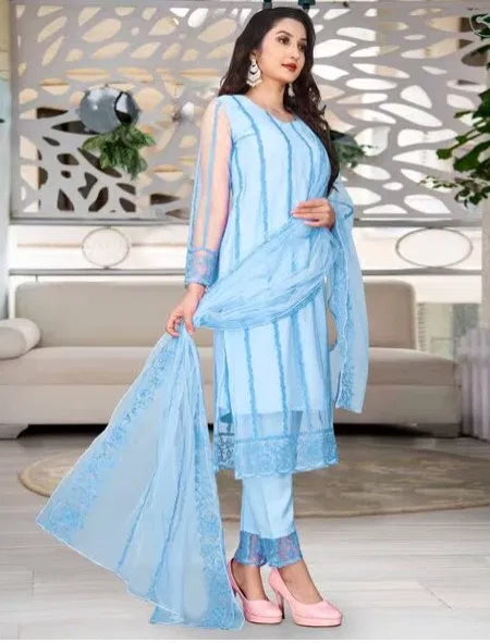 Kurta With Dupatta And Bottomwear (1254161)